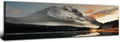 Sunset Mountain Landscape Canvas Wall Art by AREBOLOLLC