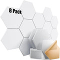 8 Pack Self-Adhesive Acoustic Panels 12" X 10" X 0.4" by Dailycooper