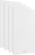 Acoustic Panels, 4 Pack ROOM KIT, Pure White by AudioSilk