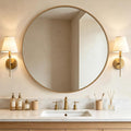 WallBeyond Round Wood Mirror by WallBeyond