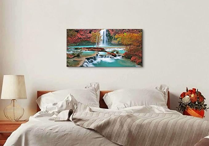 Tropical Forest Wall Art Nature Mountain Pictures Wall Decor - Image 6