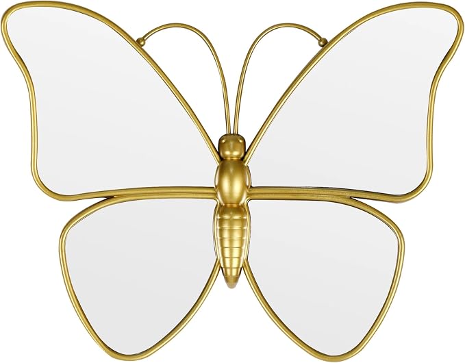 Decorative Butterfly Wall Mirror by Wartter