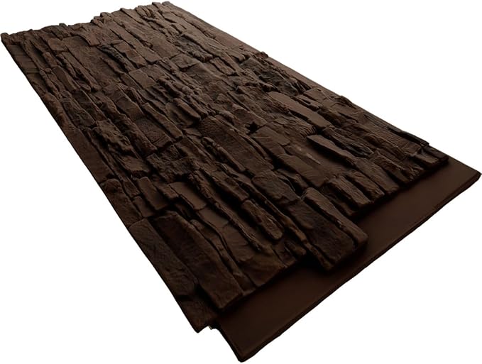 EverStone Canyon Ridge Faux Stone Panel, 45 3/4"W x 24 1/2"H x 1 1/4"D - Image 6