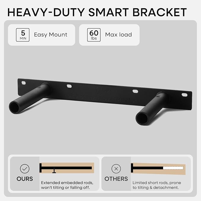 Homeforia 16 inch Golden Oak Floating Shelf, High End Solid Real Wood 16inch - Image 4