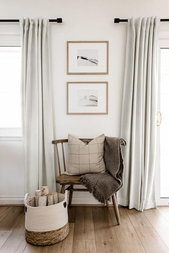 100% Blackout Shield Linen Blackout Curtains - Image 7