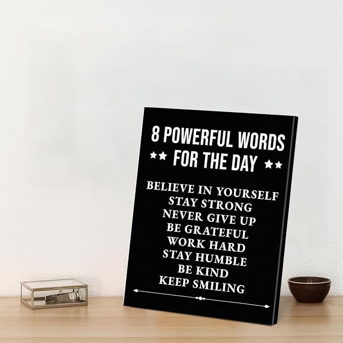 Inspirational Wall Decor, Motivational Canvas Painting Wall Art - Image 6