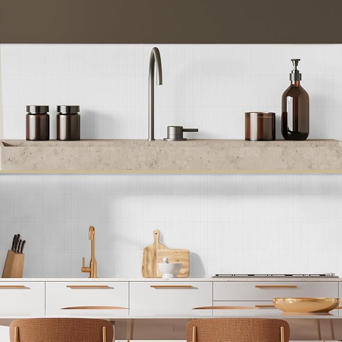 Peel and Stick Backsplash 3D Wall Tiles, Self-Adhesive, Oil Proof, Waterproof - Image 6