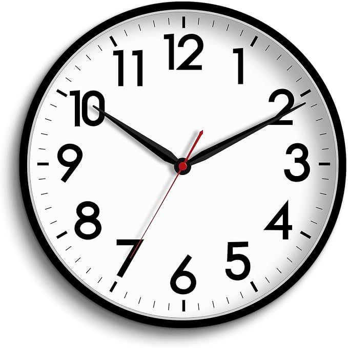 AKCISOT 16 Inch Wall Clock Large Silent Non-Ticking Wall Clocks Battery Operated - Image 3