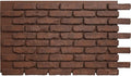 EverStone Aged Brick Faux Brick Panel, 46 7/8"W x 27"H x 1 1/4"D, Pizzeria Color by EkenaMillwork