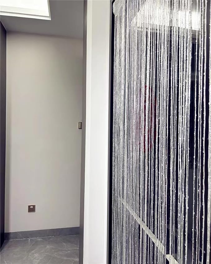 ave split Decorative Door String Curtain Wall Panel Fringe Window Panel Drapes - Image 5