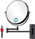 Auxmir 1X/30X Wall Mounted Makeup Mirror, Double Sided Magnifying Mirror by Auxmir
