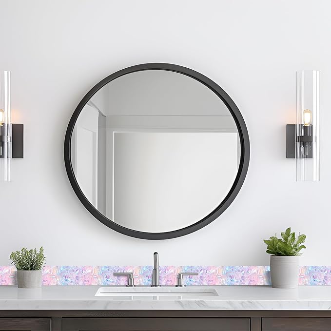 HOMETITUTE Wallpaper Border Peel and Stick Wall Border 4x196 Inch Iridescent - Image 2