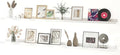 White Floating Shelves for Wall Decor, Long Wall Mounted Storage Shelf for by Unknown