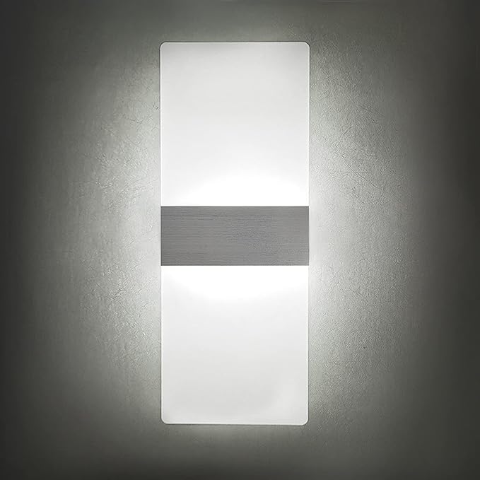 KICAAO Modern Wall Sconces 4 Pack, Led Wall Light 10w, Wall Sconce Up Downlight - Image 2
