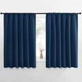 NICETOWN Blackout Curtains for Bedroom, Moroccan Blue, 1 Pair, 70 by 63-inch by NICETOWN
