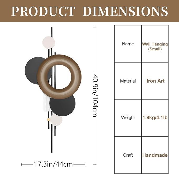 HEBOIX Large 3D Wall Art with Led Lights Luminescence，Metal Wall Art - Image 6