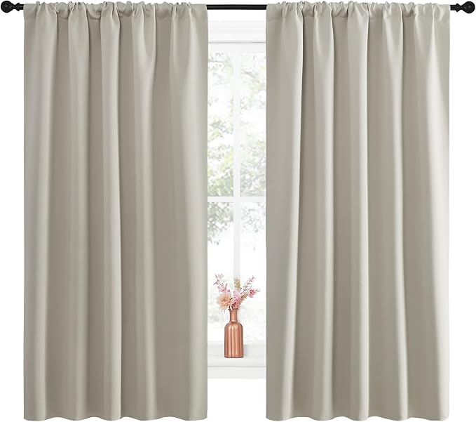 NICETOWN Blackout Curtains for Living Curtains, Room Darkening Window Curtain - Image 2
