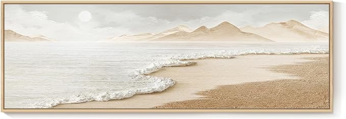 Framed Boho Coastal Beach Wall Art - Image 9