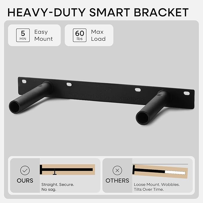 Homeforia Walnut Floating Bathroom Shelves, High End Solid Real Wood 16 inch - Image 4