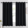 NICETOWN Black Out Curtains 63 inch Long by NICETOWN