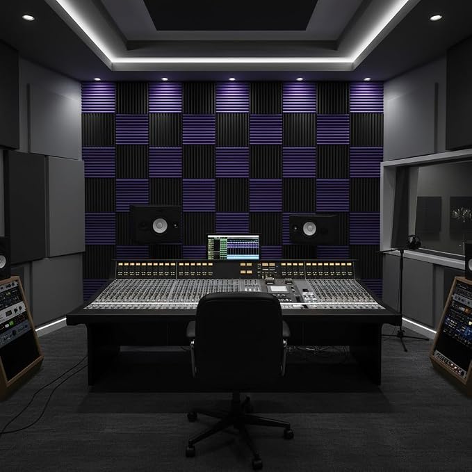 96 Pack Allxinlog Absorb the echo Acoustic Foam Panel Wedge Studio - Image 5