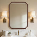 WallBeyond 28" x 40" Wood Bathroom Mirror by WallBeyond