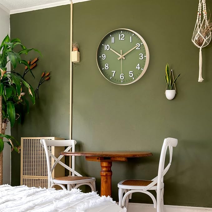 HZDHCLH Wall Clocks Battery Operated, 12 inch Silent Non Ticking Modern Wall - Image 5