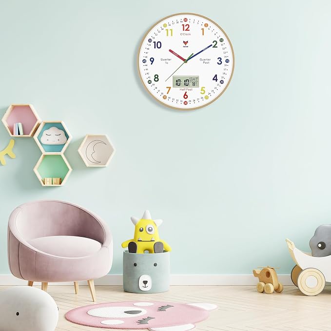 Foxtop Digital and Analog Learning Clock - Image 3