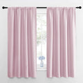 NICETOWN RV Blackout Curtains for Camper Windows, Baby Pink, Short Blackout by NICETOWN