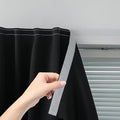 Portable Light Blocking Curtains Self-Stick Design, Removable Adhesive Window by Sovtfides