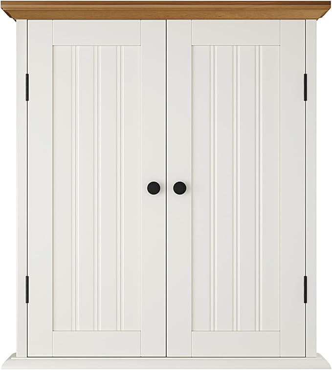 ChooChoo Bathroom Wall Cabinet, Over The Toilet Space Saver Storage Cabinet - Image 3