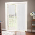 LazBlinds 100% Blackout Door Curtain, No Tools No Drill Cordless Blinds by LazBlinds