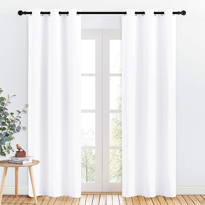 NICETOWN 50% Light Blocking Curtain Panels by NICETOWN