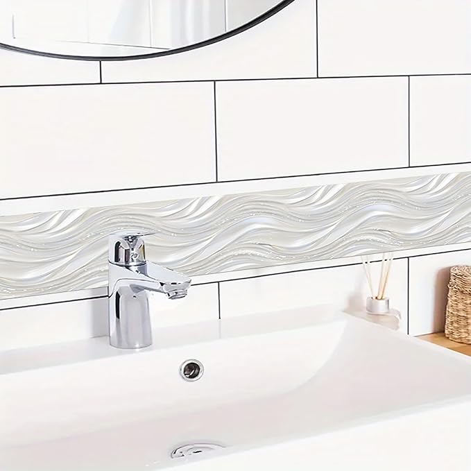 HOMETITUTE Wallpaper Border Peel and Stick Decorative Wall Trim Self Adhesive - Image 2