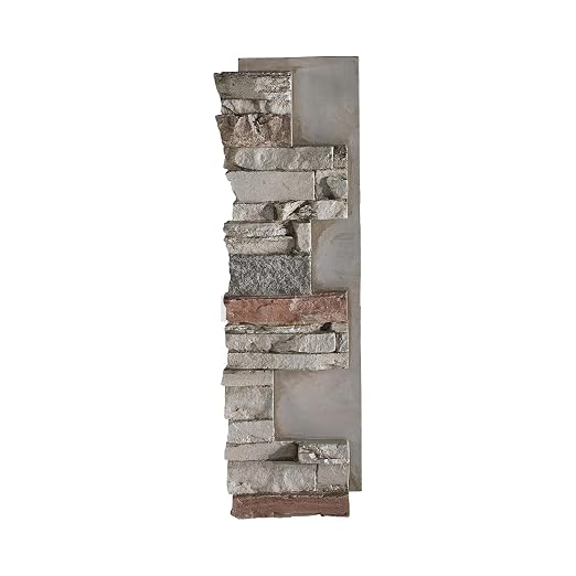 AZ Faux High-Density Polyurethane Faux Stone Interlocking Left Endcap by AZFaux