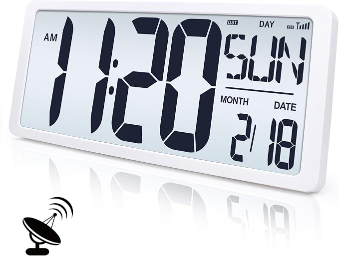 TXL 18.44" Large Amotic Digital Wall Clock by TXL
