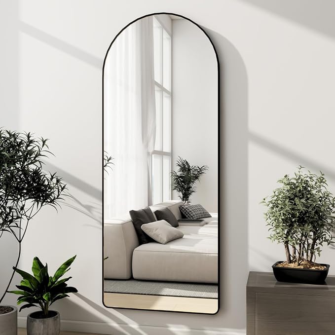 Degfig Arched Full Length Mirror, Full Body Mirrors - Image 2