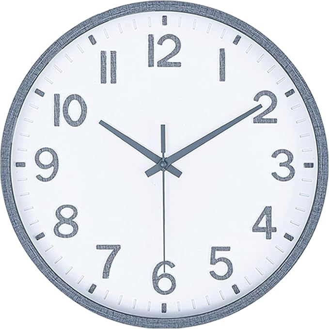 Wall Clocks Battery Operated 8 inch Modern Wall Clock, Silent Non Ticking Wall - Image 2
