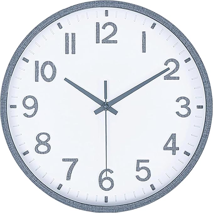 Wall Clocks Battery Operated 12 inch Modern Wall Clock, Silent Non Ticking Wall - Image 2