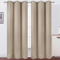 LEMOMO Khaki Thermal Blackout Curtains/42 x 95 Inch/Set of 2 Panels Room by Lemomo