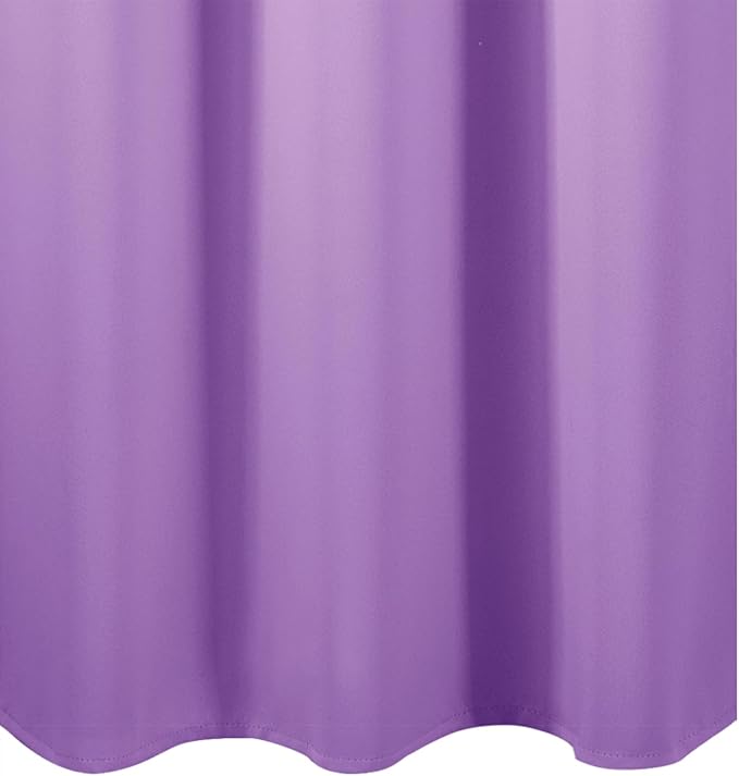 LEMOMO Blackout Curtains 66 x 72 Inch Long Lavender Curtains Set of 2 Panels - Image 8