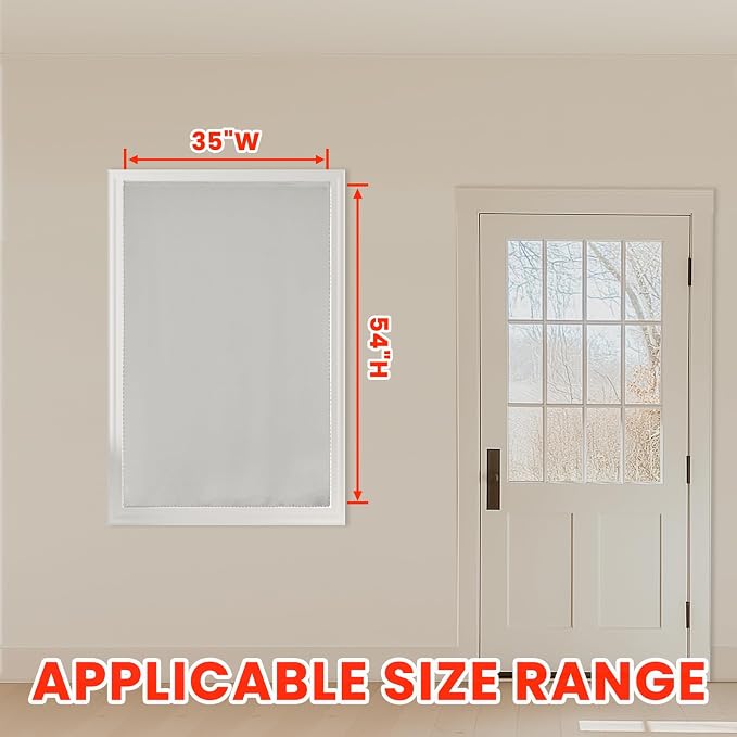 AJAZZ self Adhesive Portable 100% Blackout Curtains Simple and Easy to - Image 5