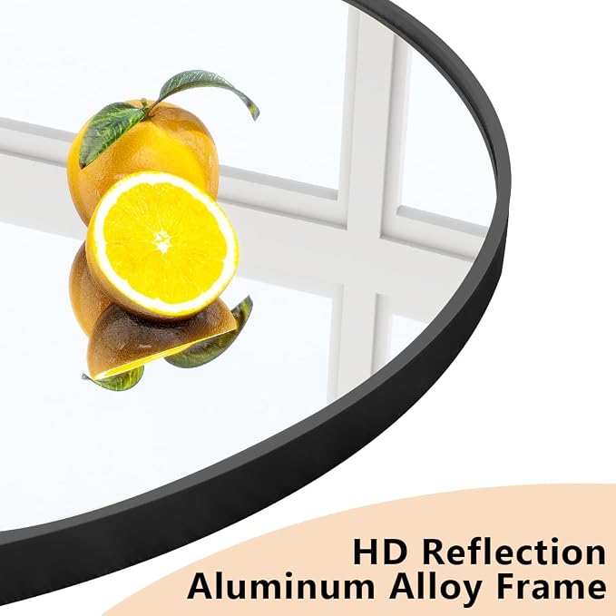 XRAMFY Arched Bathroom Mirror 32" x 34" - Image 7
