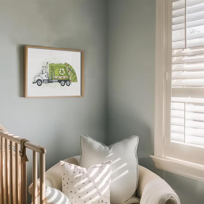 uniro Construction Room Decor for Boys, Truck Wall Art Print for Boys Room Decor - Image 7
