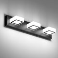 Ralbay Black Bathroom Vanity Lights 24inch Metal Acrylic LED Modern Bathroom by RalbayLighting