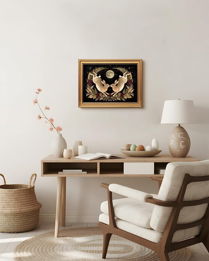 VIYYIEA Vintage Gold Framed Wall Art - Image 6