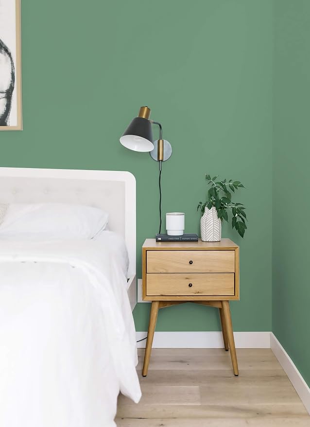 Dimoon 118''x17.7'' Green Peel and Stick Wallpaper Contact Paper Modern Self - Image 6