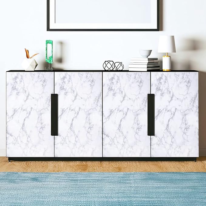 Arthome White Marble Contact Paper - Image 3