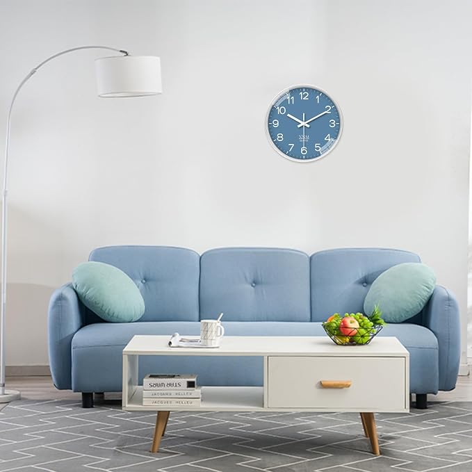 XNM Modern Wall Clocks Battery Operated Classic Analog Clock - Image 2