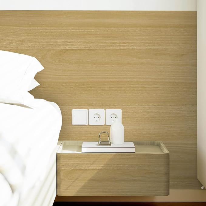 Heroad Peel and Stick Wallpaper Wood Contact Paper Wood Wallpaper Maple Wood - Image 6